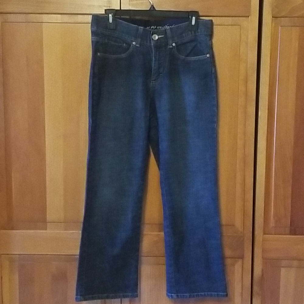 NWOT Lee No Gap Waistband petite dark wash jeans